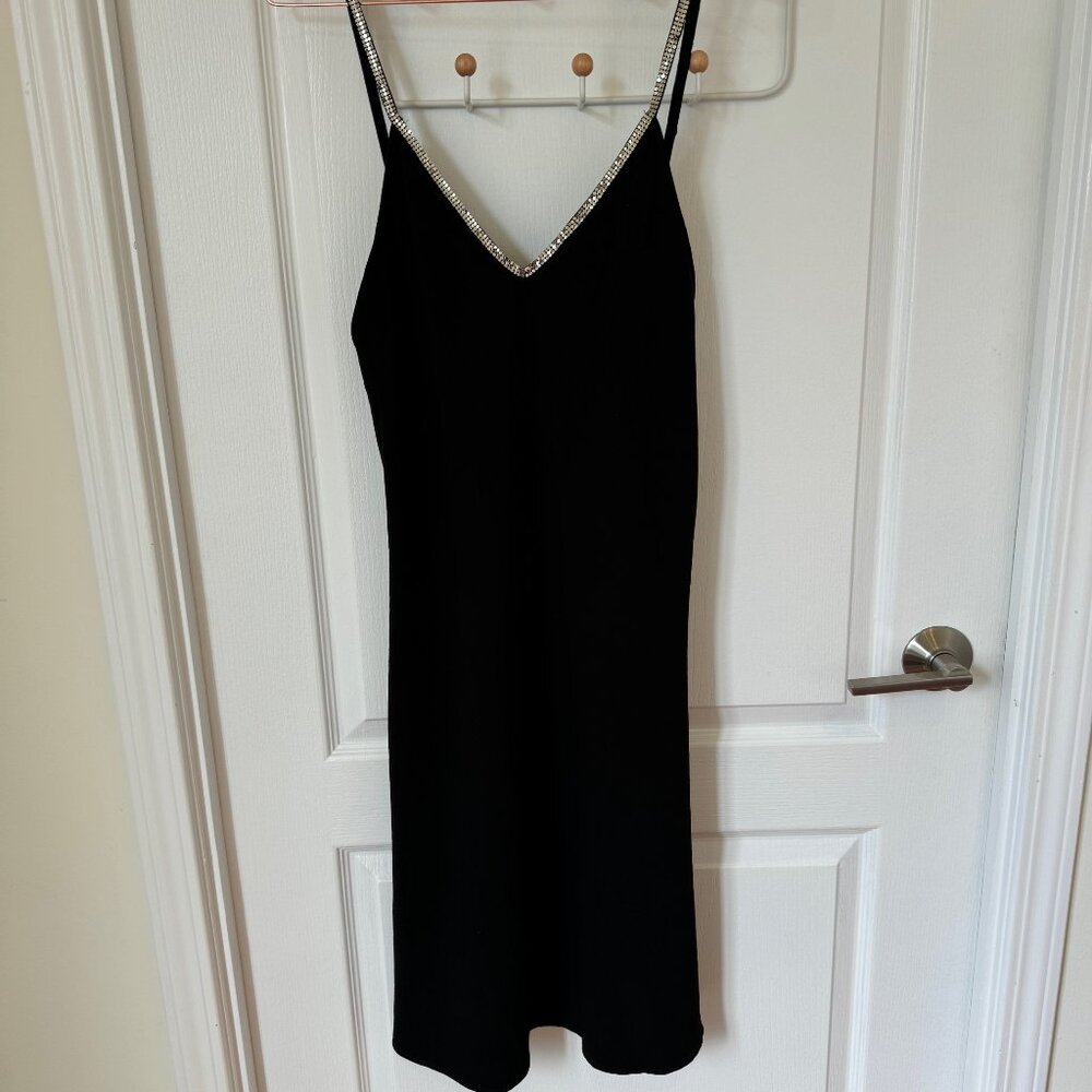 ba&sh Black Dress with Silver Accents